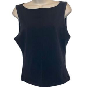 SUNDAY BEST Aritzia Black Stretch Tank Top Womens Large